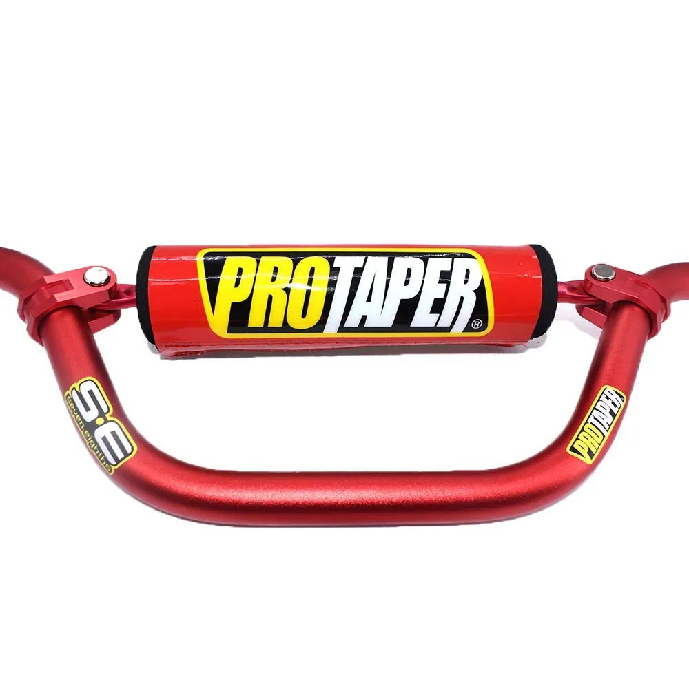 Guidon pro taper - 22mm Rouge - LE PRATIQUE DU MOTARD