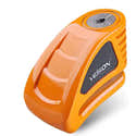 Antivol Disque De Frein Moto/vélo - Câble Extensible 150 Cm Orange - Alliage Zinc - Réutilisable Avec 2 Clés - 3