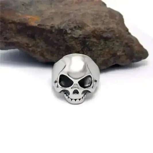 Bague en acier - Tête de mort - Le Pratique du Motard