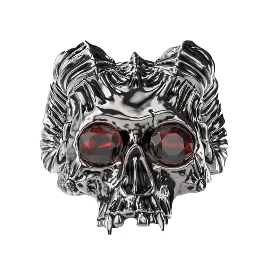 Bague motard tête de mort (Argent) - Le Pratique du Motard