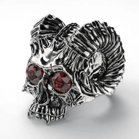 Bague motard tête de mort (Argent) - Le Pratique du Motard