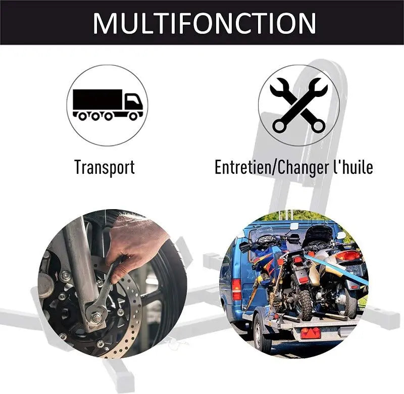 Bloque Roue Avant Moto Le Pratique du Motard