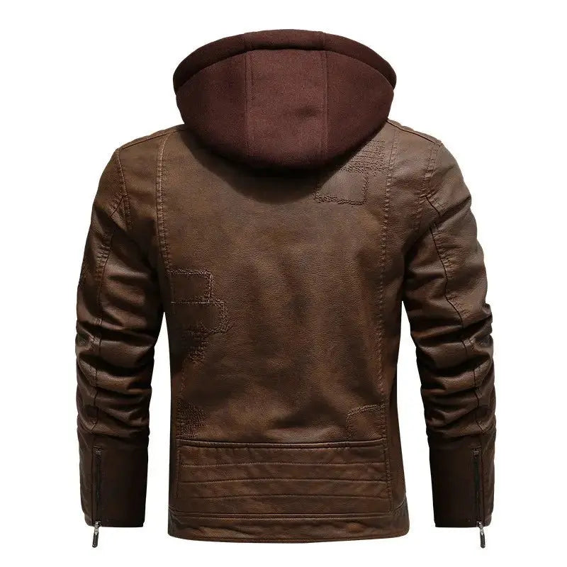 Blouson en cuir homme avec capuche KINGS Le Pratique du Motard