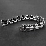 BRACELET BIKER "ÉCAILLES DE DRAGON " - Le Pratique du Motard