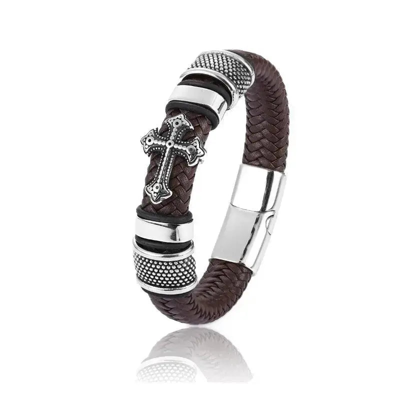 Bracelet motard croix ange - Le Pratique du Motard