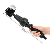 Brosse de nettoyage rotative a pression d'eau - Le Pratique du Motard