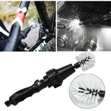 Brosse de nettoyage rotative a pression d'eau - Le Pratique du Motard