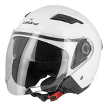 Casque moto jet - BLANC Le Pratique du Motard