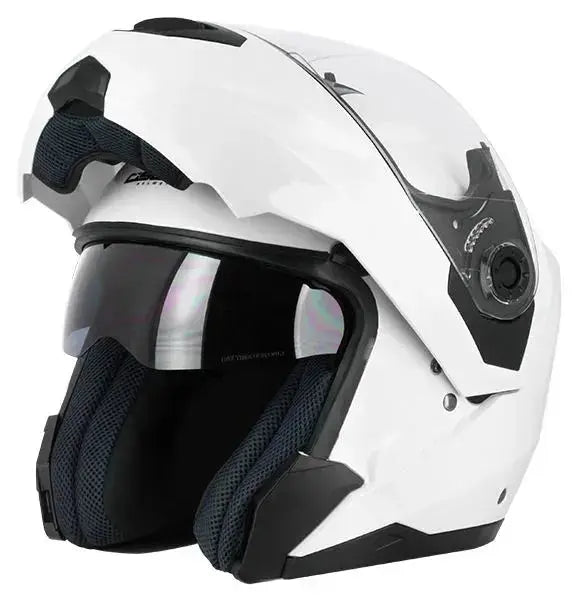 Casque moto modulable - Blanc S520 - Le Pratique du Motard