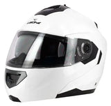 Casque moto modulable - Blanc S520 - Le Pratique du Motard