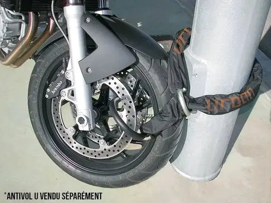 chaine antivol moto- Chaîne Lasso Ø14 - 120cm - Le Pratique du Motard