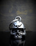 Cloche de moto unique "Casque canadien Skull" - Le Pratique du Motard