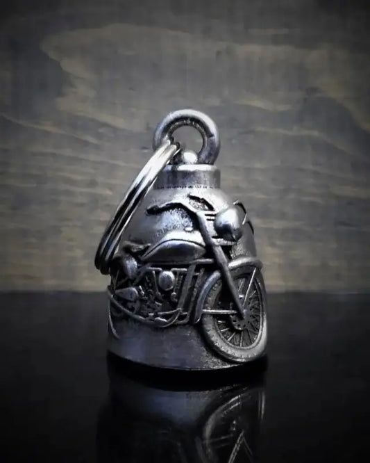 Cloche de moto unique "Une moto en direct pour faire sonner la cloche" - Le Pratique du Motard