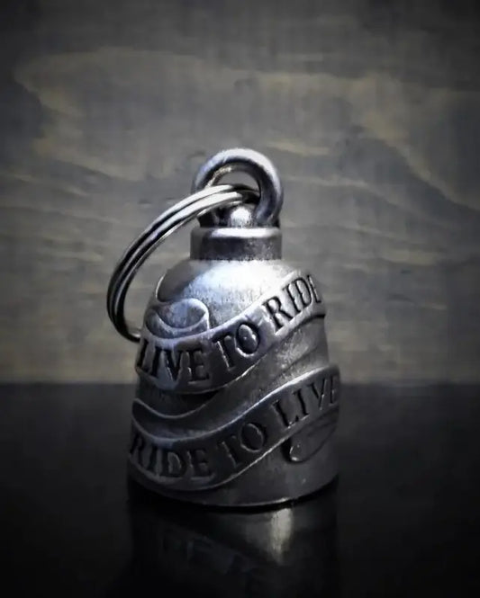 Cloche de moto unique "Une moto en direct pour faire sonner la cloche" - Le Pratique du Motard