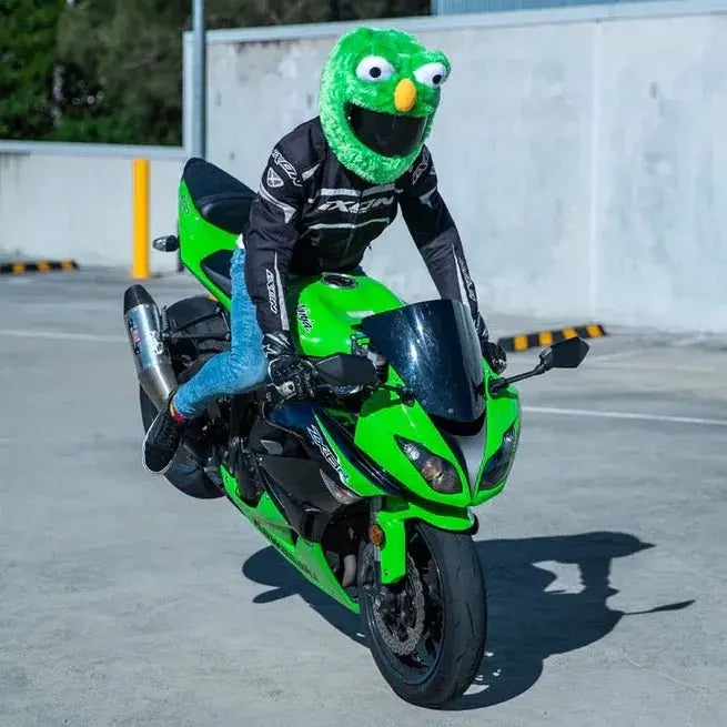 Couvre Casque Moto Frog Vert : Protection et Style – LE PRATIQUE DU MOTARD