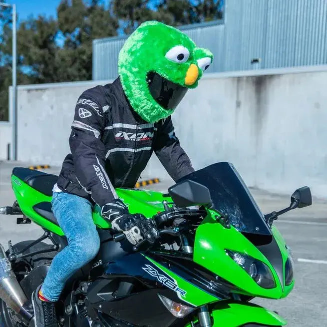 Couvre Casque Moto Frog Vert : Protection et Style – LE PRATIQUE DU MOTARD