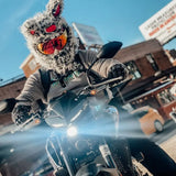 Couvre Casque Moto - Lapin maléfique Le Pratique du Motard