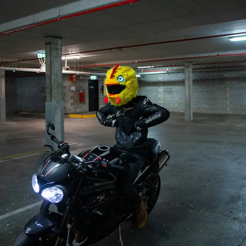 Couvre Casque Moto - Poulet - Le Pratique du Motard