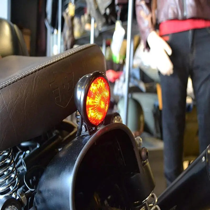 Feux Arriere Led moto Cafe racer - Noir Le Pratique du Motard