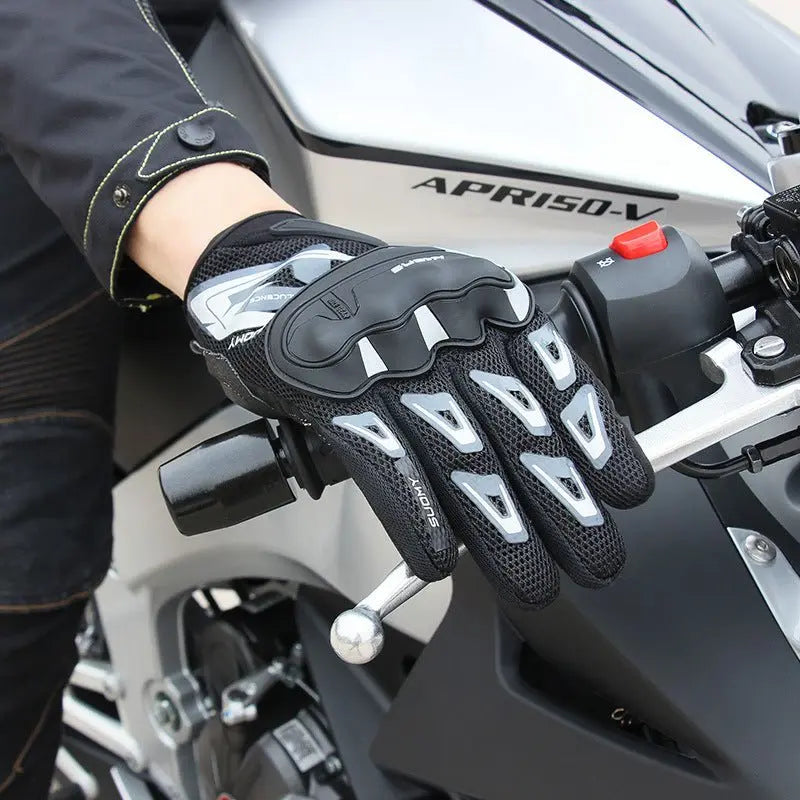 Gants de protection moto mi-saison tactile – LE PRATIQUE DU MOTARD