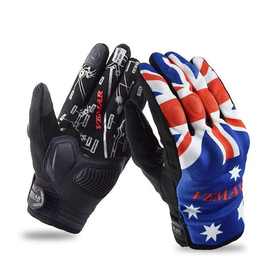 Gants de moto été  | SkullGrind rouge Le Pratique du Motard