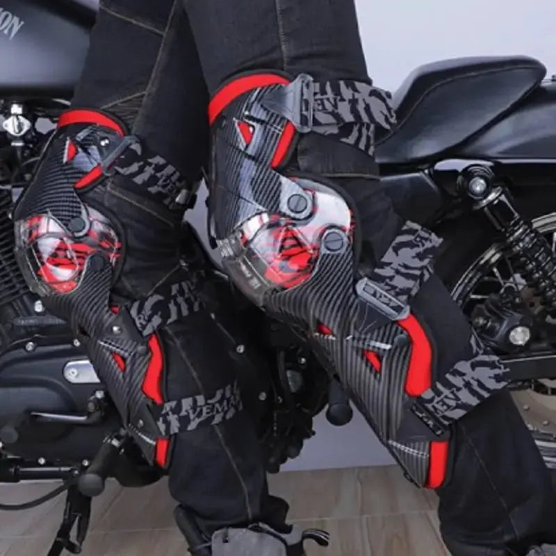 Genouillères de Protection Moto Été Moto Genouillères Moto Équipement De  Protection Motocross Genouillère Moto Racing Gardes Off-Road Coude  Protection (Color : A) : : Auto et Moto