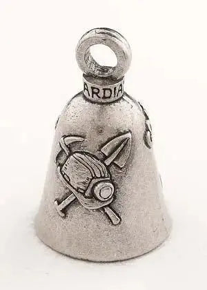 Guardian Bell® Cloche moto porte bonheur "Mineur de charbon" - Le Pratique du Motard