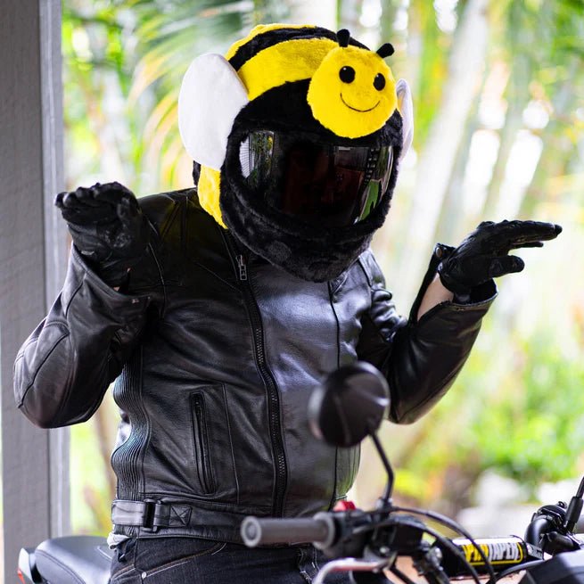 Housse de casque moto -Abeille - LE PRATIQUE DU MOTARD