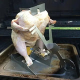 MotoGrill Support à poulet portable BBQ - Le Pratique du Motard