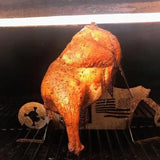 MotoGrill Support à poulet portable BBQ - Le Pratique du Motard