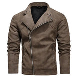 Perfecto Cuir Marron Homme Le Pratique du Motard