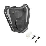 Phare LED ECE Masque DRL noir pour KTM EXC / EXC-F / Freeride / Enduro / SMC 14-22 XDure SW1 Incluant Le Pratique du Motard