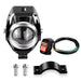 1 x Phare Led Moto + Switch