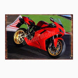 Plaque métalique décorative DUCATI CORSE - Le Pratique du Motard