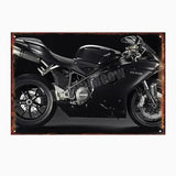 Plaque métalique décorative DUCATI CORSE - Le Pratique du Motard