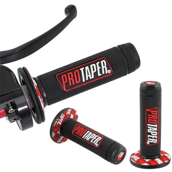 ProTaper-Poignées de moto de couleur rouge, accessoires de pièces