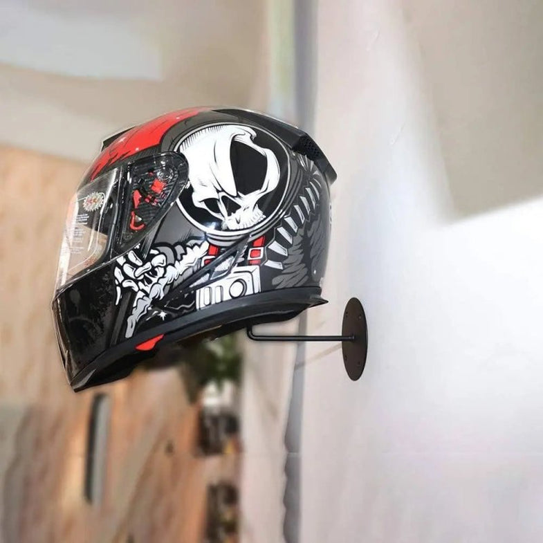 Crochet Mur Casque Moto Olymajy Support Casque Moto Rotatif Fixation Murale - Porte Casque Avec Crochet, Gain De Place