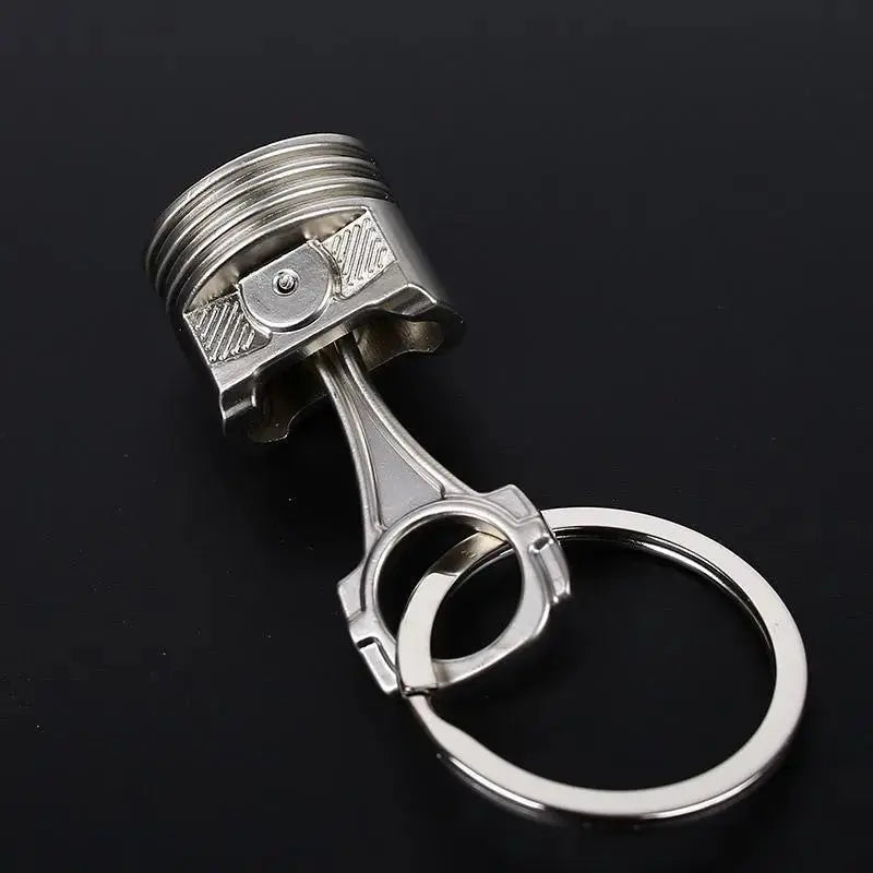 Porte-clé piston en métal - Le Pratique du Motard