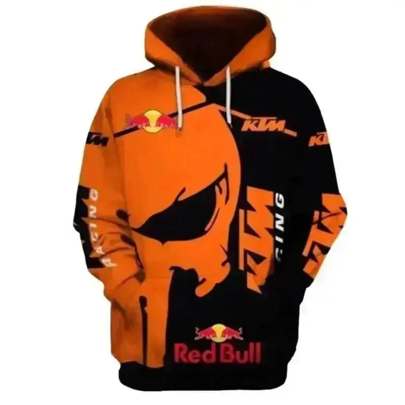 Pull à capuche "Red Bull PUNISHER" - Le Pratique du Motard