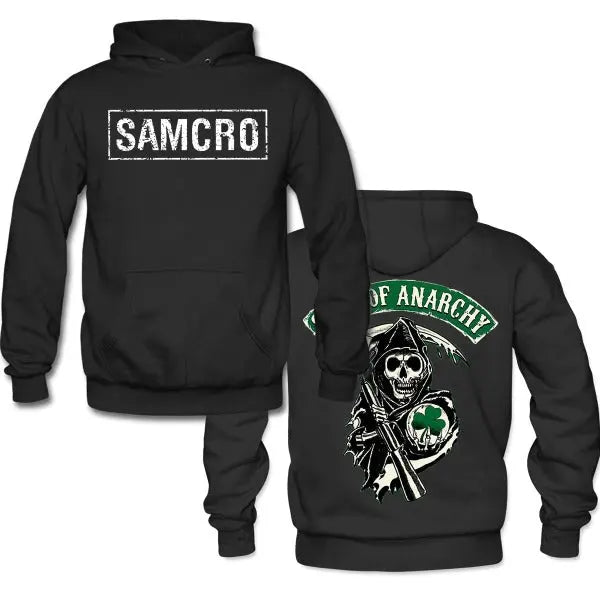 Pull a capuche Sons Of Anarchy  Irlande - SAMCRO Le Pratique du Motard