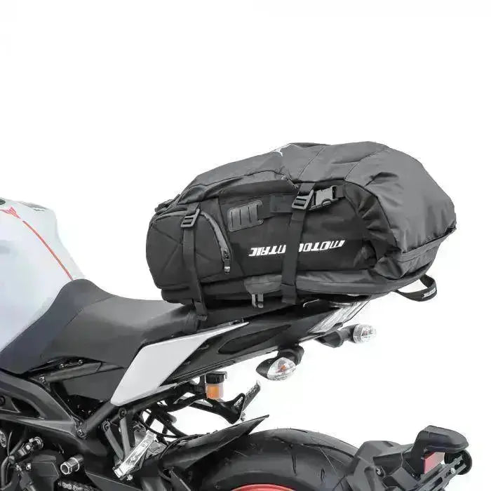 Set: Sac à dos moto HX5 imperméable 45Ltr avec porte-casque Bagtecs avec  Support de Plaque Moto NH2 + éclairage LED ✓ Achetez maintenant !
