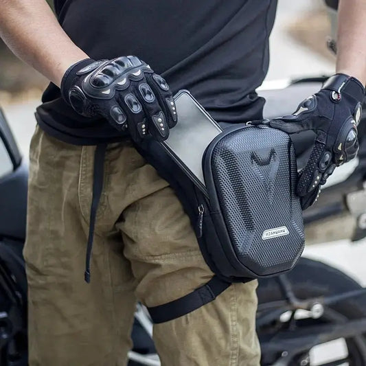 Sacoche de jambe moto etanche -Xbag - Le Pratique du Motard