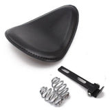 Selle moto en cuir a ressort pour sportster XL883 1200 - Le Pratique du Motard