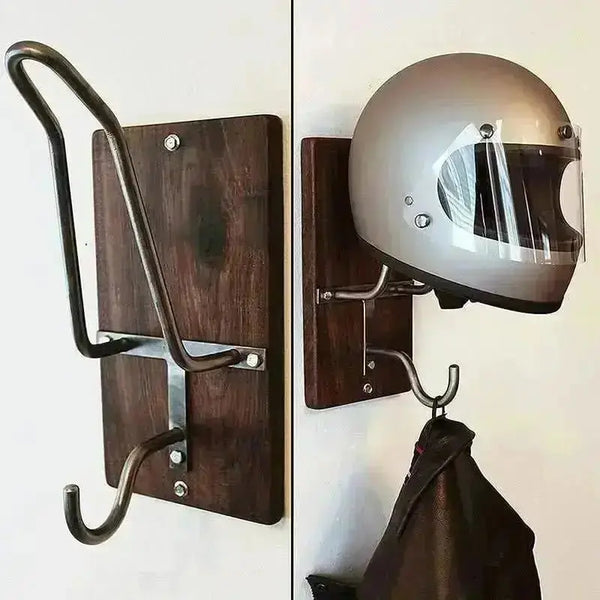 Stocké facilement votre équipement de motard avec le porte casque