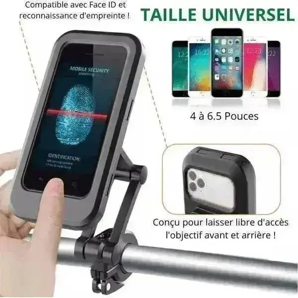 Support Téléphone Moto - Scooter - Étanche - Universel - 6,3 Pouces