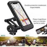 Support téléphone moto - Coque étanche Tactile - Le Pratique du Motard