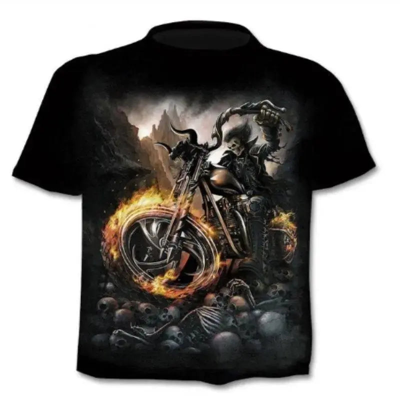 T-shirt homme GHOST RIDER - Le Pratique du Motard