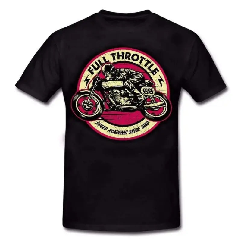 T-Shirt Manches Courtes Homme FULL THROTTLE - Le Pratique du Motard