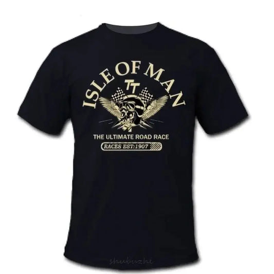 T shirt moto vintage - Isle of Man T - Le Pratique du Motard