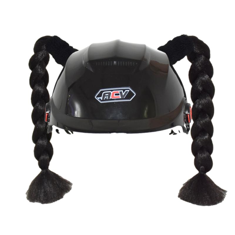 Tresse pour casque moto - Noir - Le Pratique du Motard